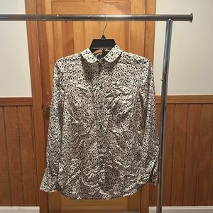 J. Crew Silk Button Down
